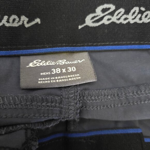 Eddie Bauer Men's Navy HIking Utility Water Repellant Pants - Picture 7 of 8